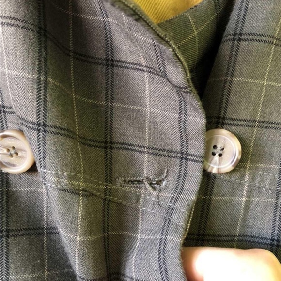 Unique “Supreme Being” olive/grey mustard quarter sleeve Jacket, Shacket, Coat - Picture 6 of 10